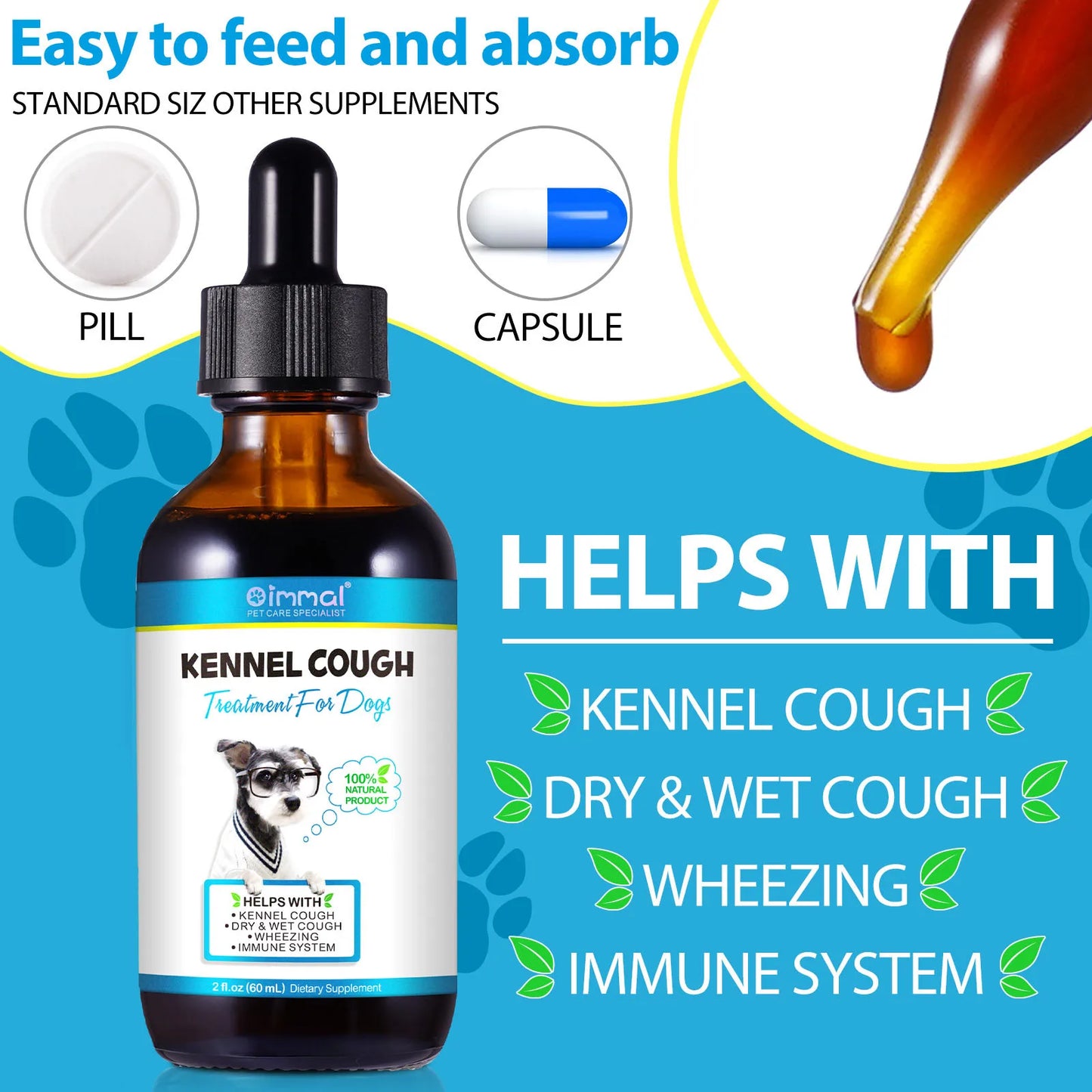 Natural Kennel Cough Relief Drops