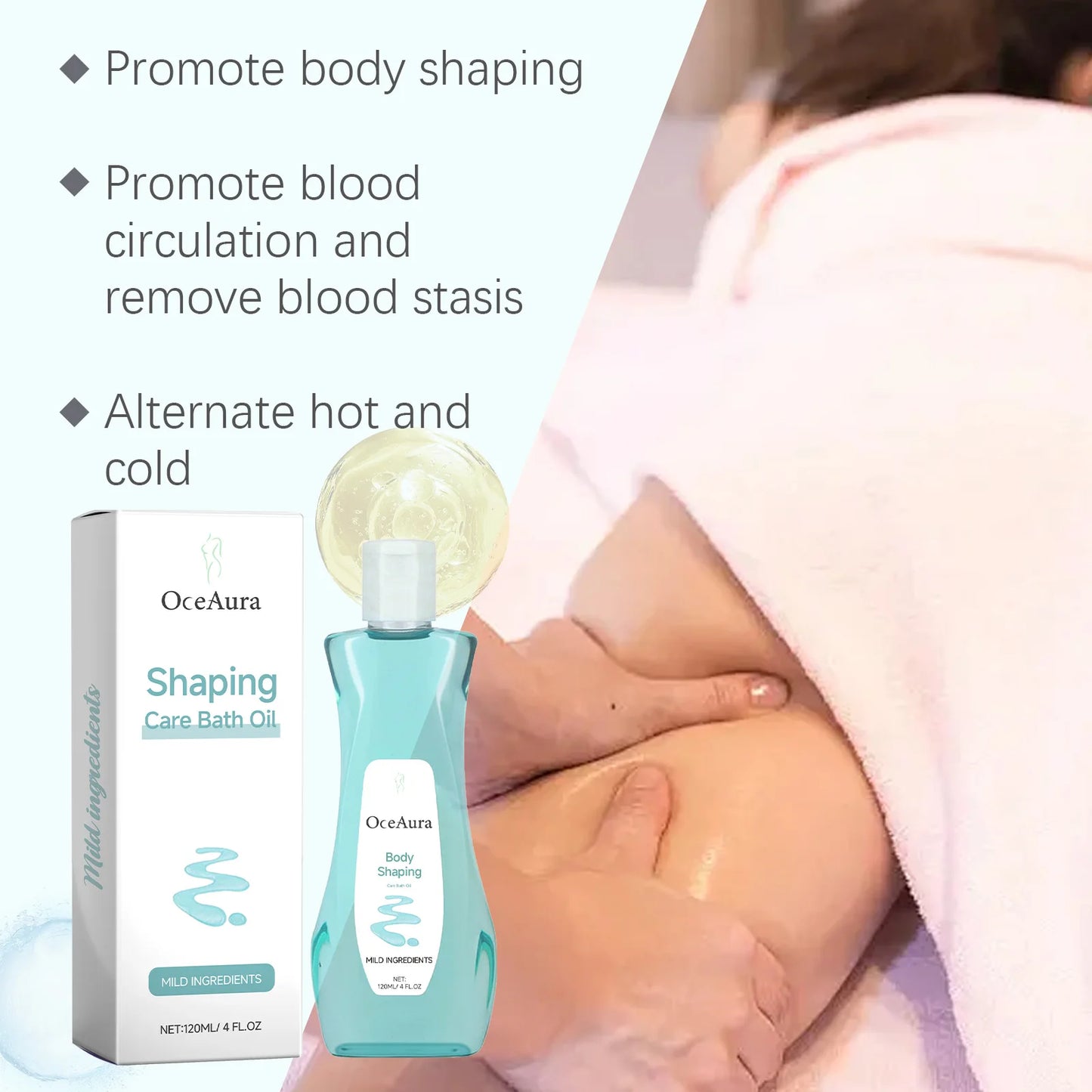 Oceaura Body Bathing Oil for Moisturizing