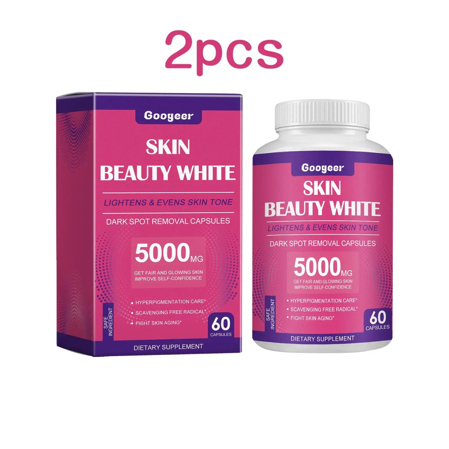 Googeer Vitamin C Capsules for Skin Glow