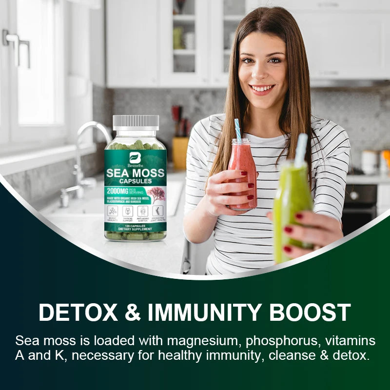 Beworths Organic Sea Moss Capsules