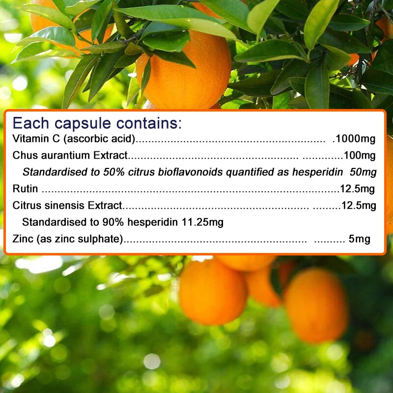 Vitamin C Zinc Immune Support Capsules