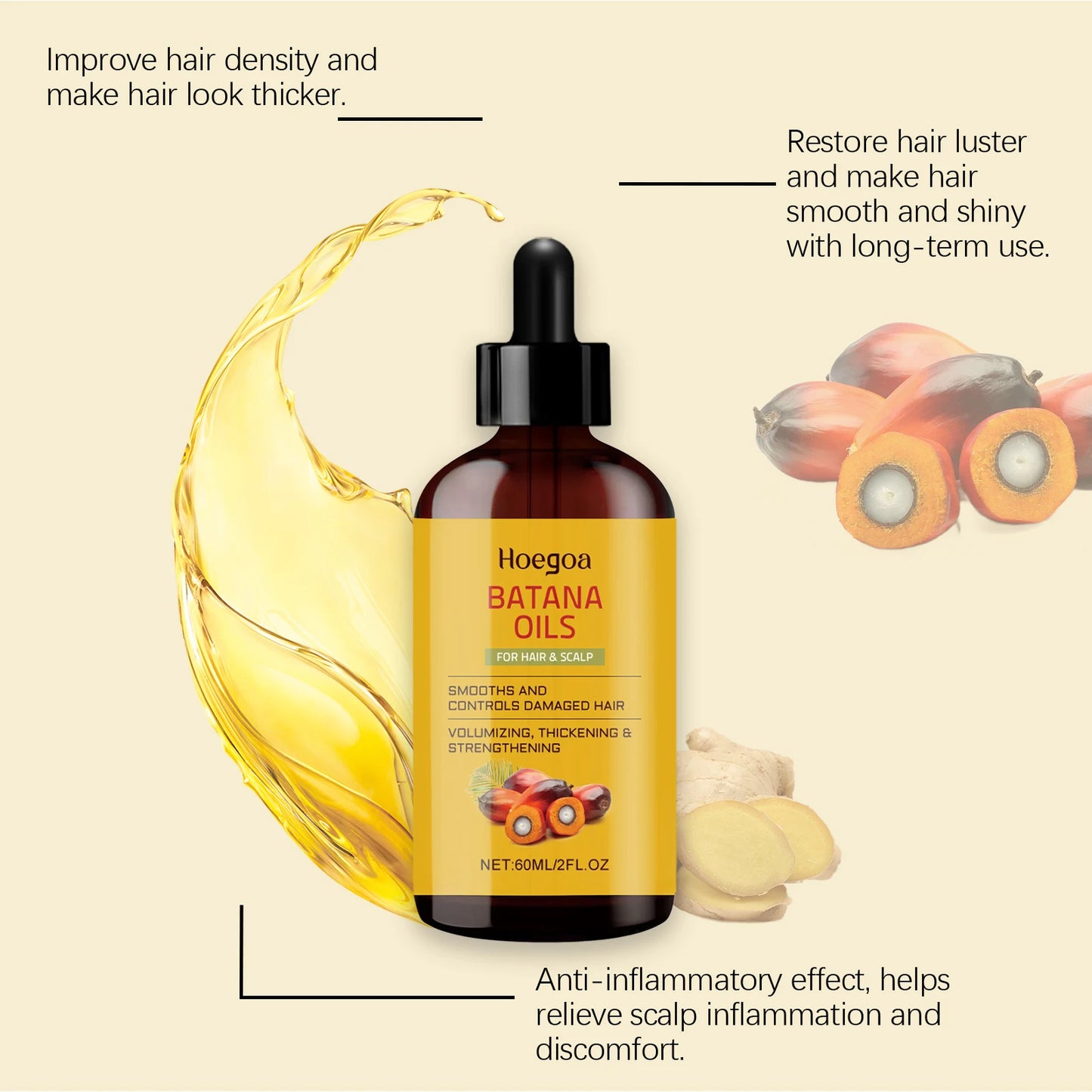 Fast Growth Natural Batana Hair Oil