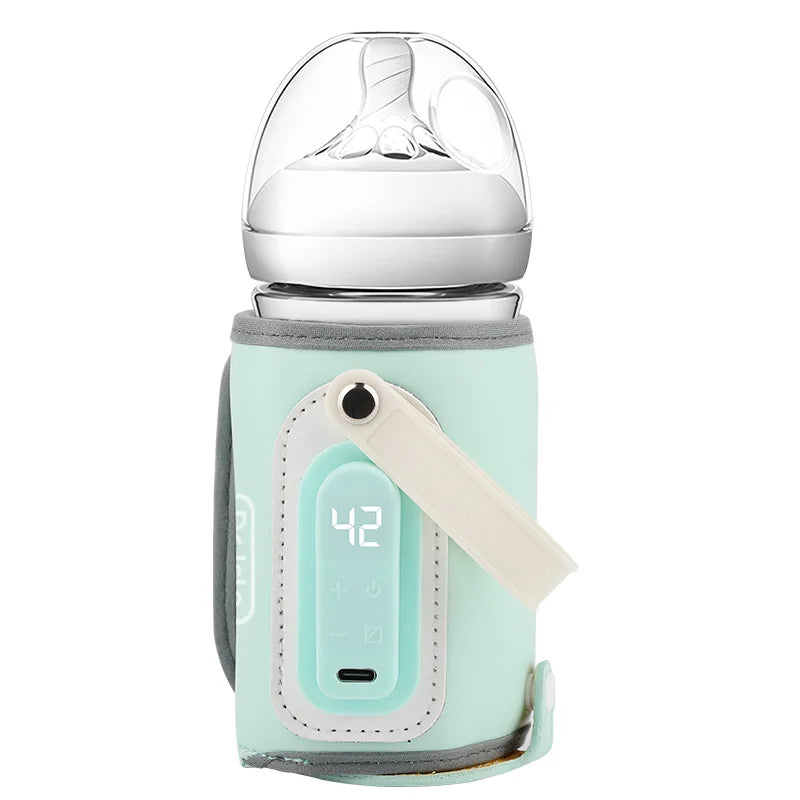MAMIJOY Portable Baby Bottle Warmer with LED Display