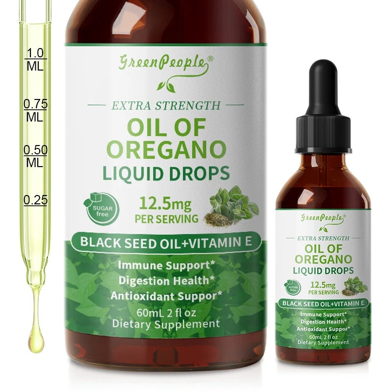 Organic Oregano Oil with Black Seed & Vitamin E