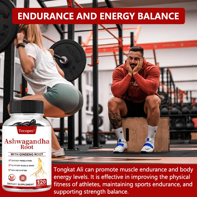 Organic Ashwagandha Herbal Energy Supplement