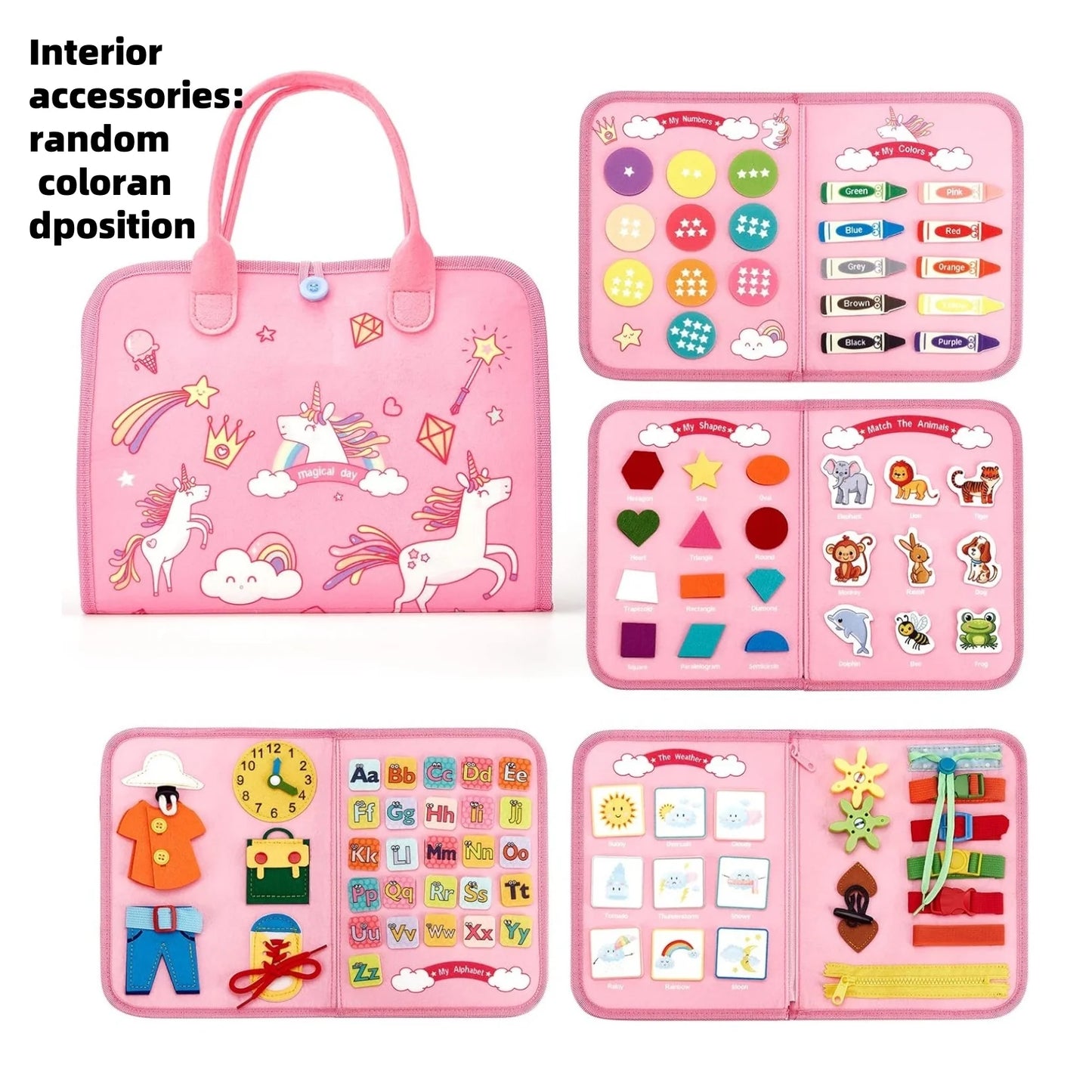 Montessori Toddler Busy Board Toy