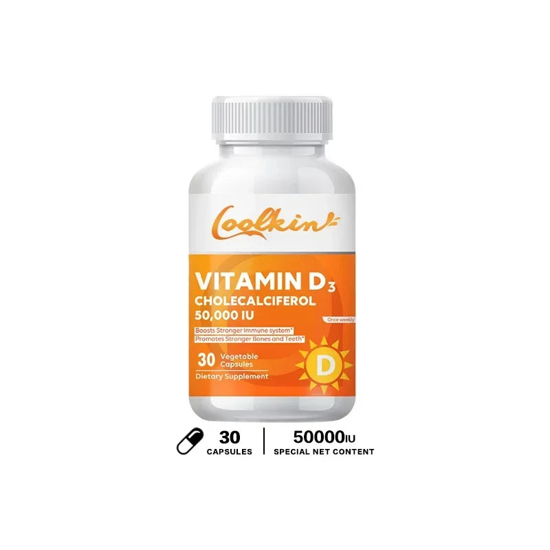 Vitamin D3 50,000 IU for Bone & Immunity