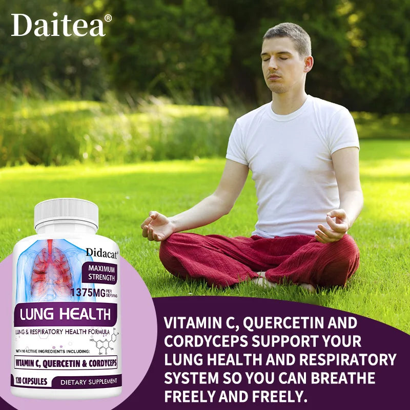 Vitamin C Quercetin Lung Support Supplement