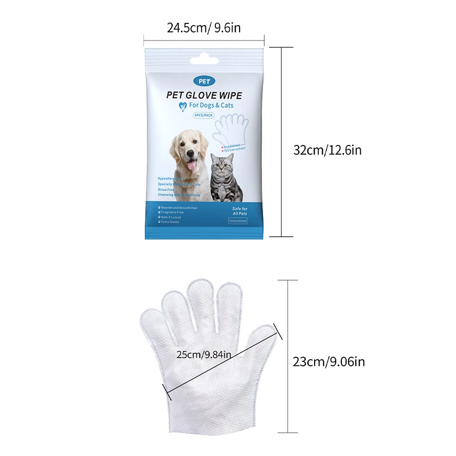 Pet Grooming Wipes Natural Deodorizing
