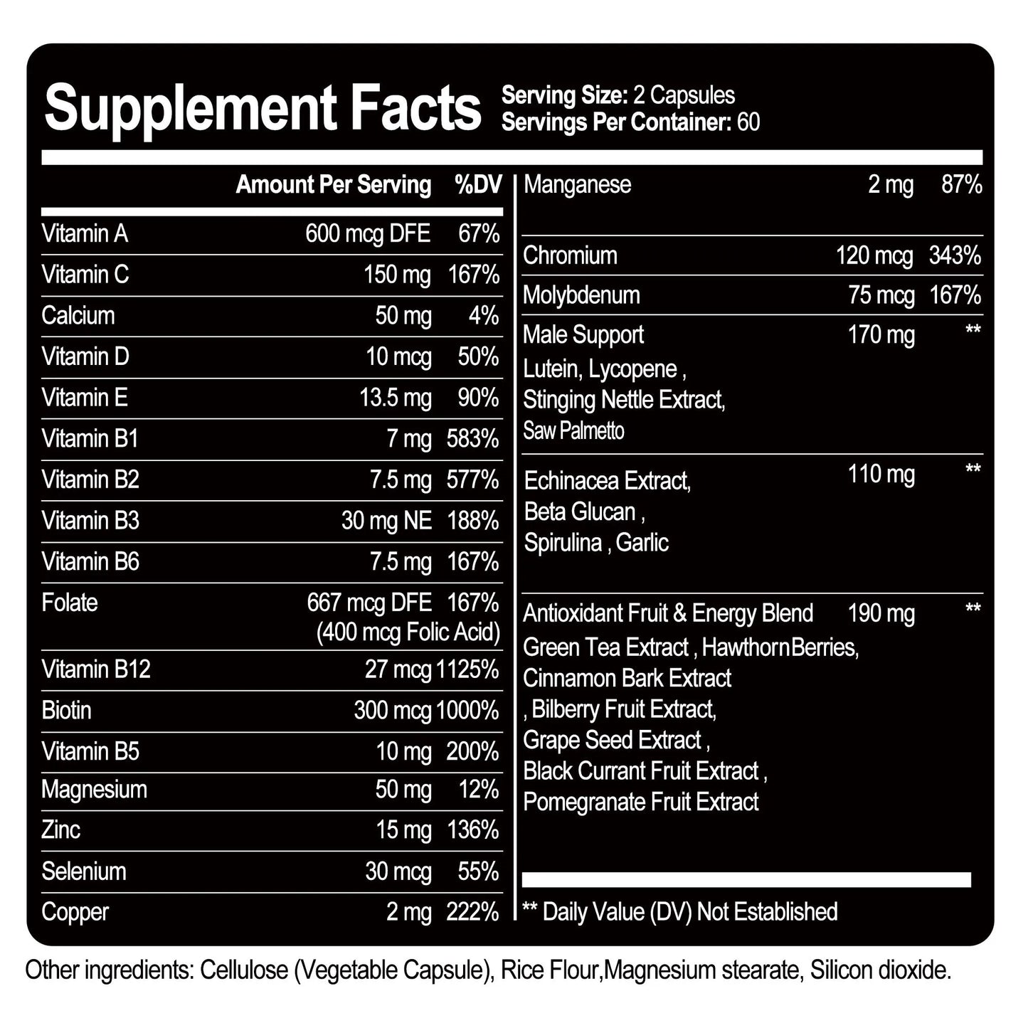 Men’s Multivitamin for Energy & Muscle Health