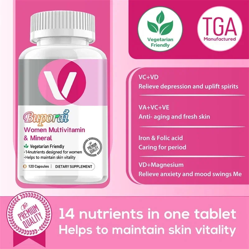 Antioxidant Support Vitamin Supplement for Women