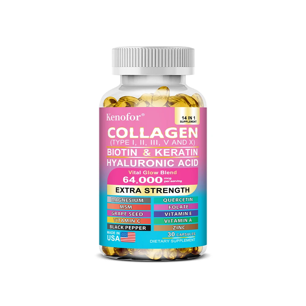 Collagen Biotin Keratin Vitamin Supplement