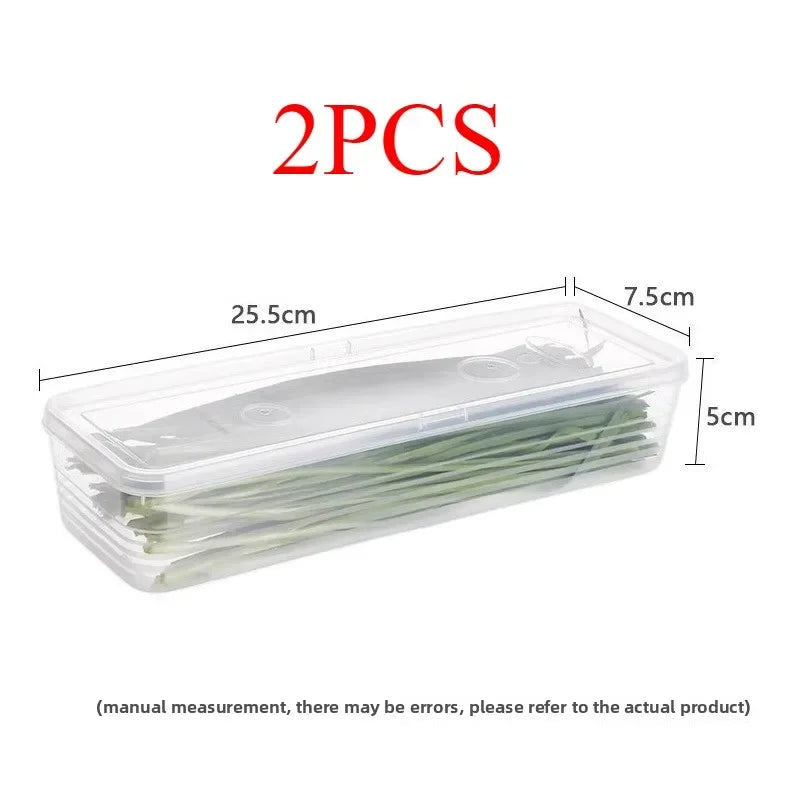 Clear Plastic Storage Container Set
