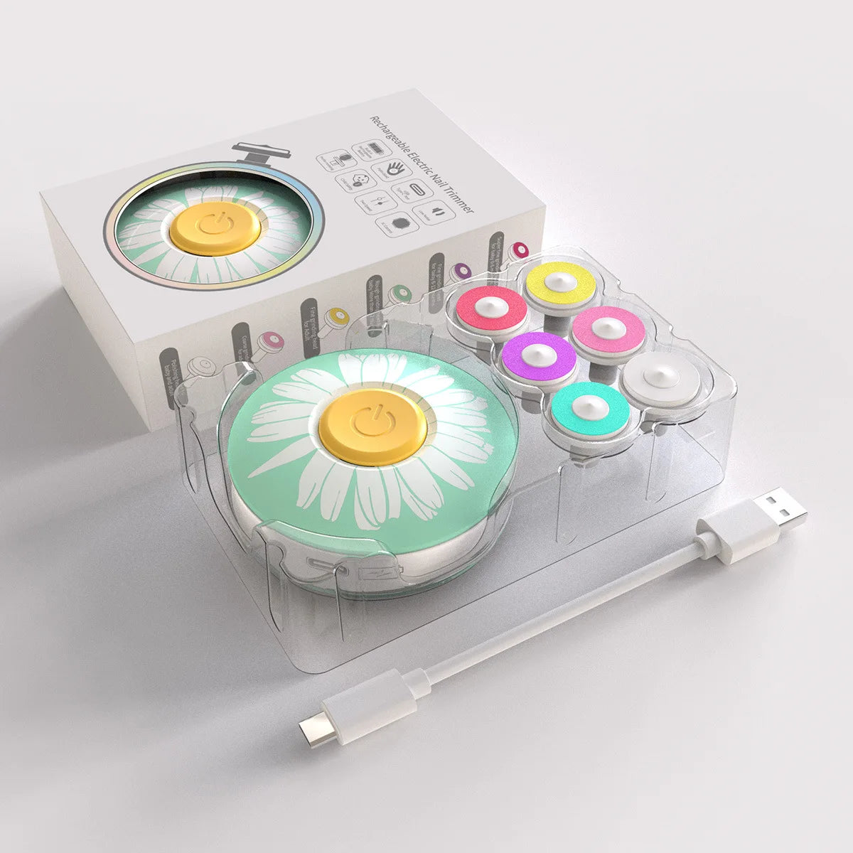 USB Rechargeable Nail Grinder for Safe Nail Care