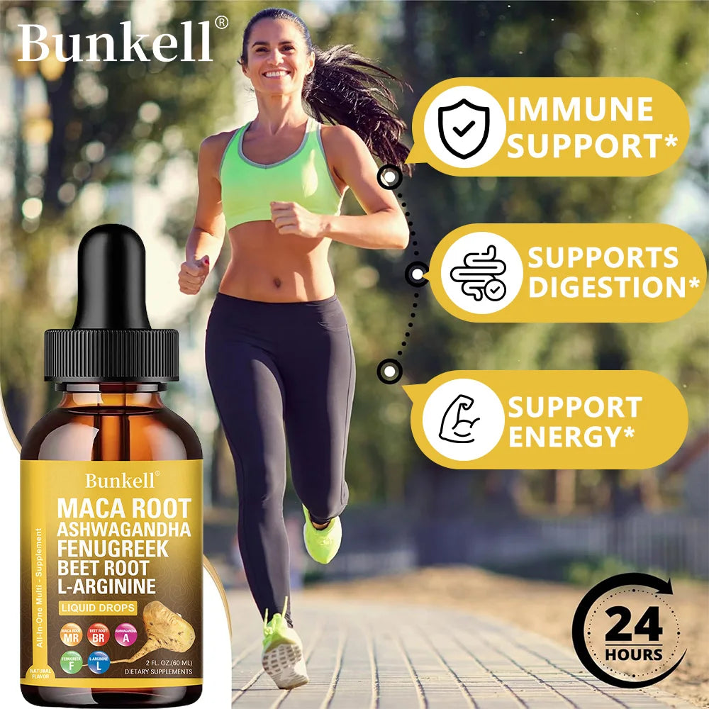 Organic Maca Root Liquid Multivitamin Drops