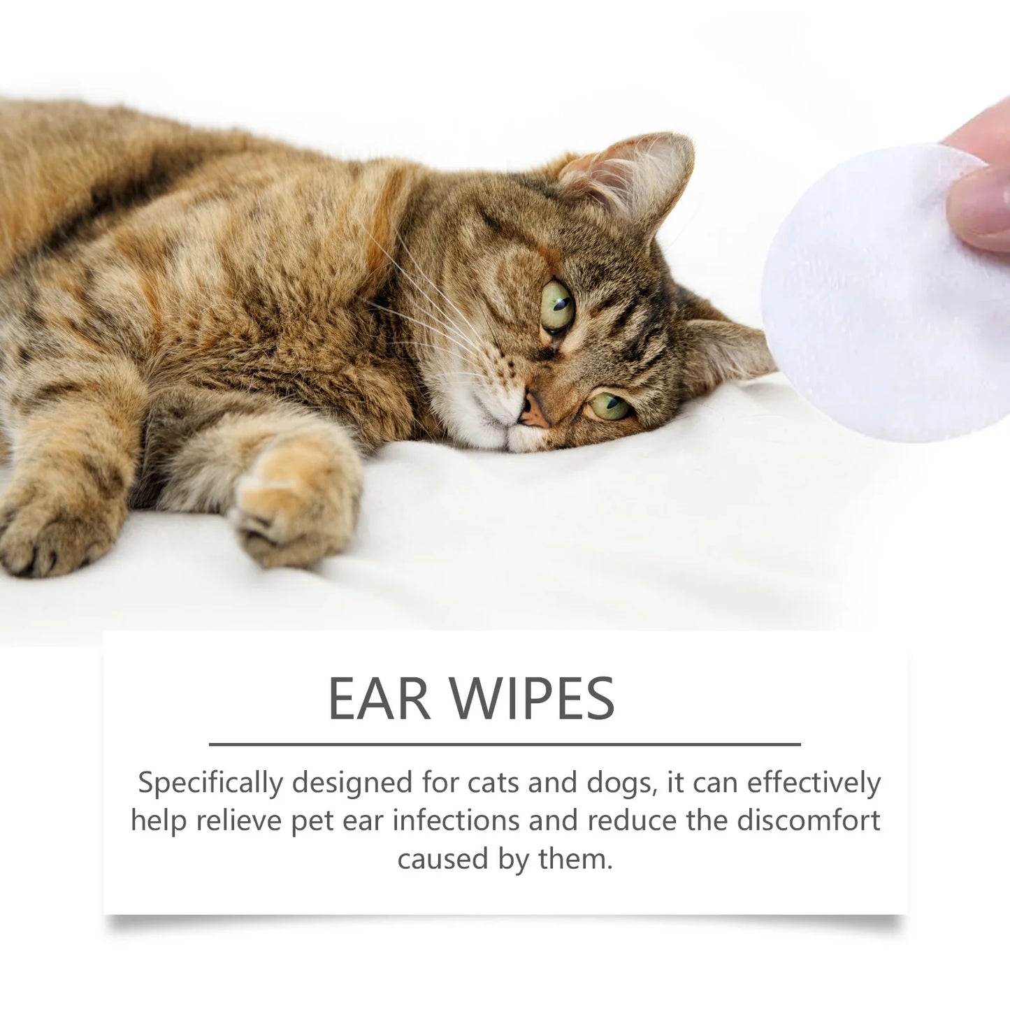 Pet Ear Cleaning Wipes Natural Care