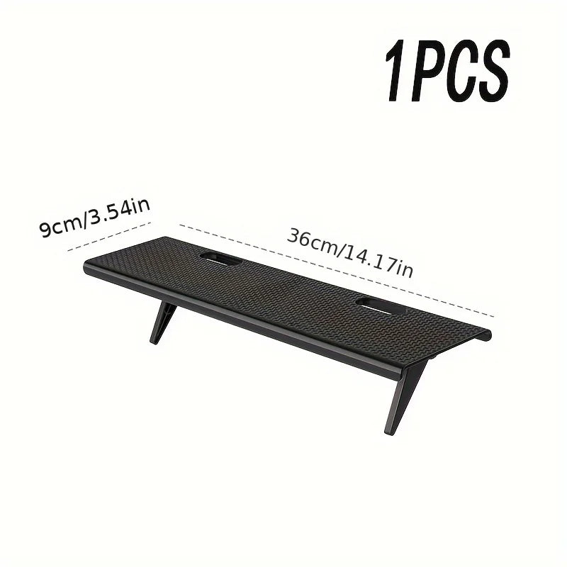 Adjustable Desktop TV and Monitor Shelf