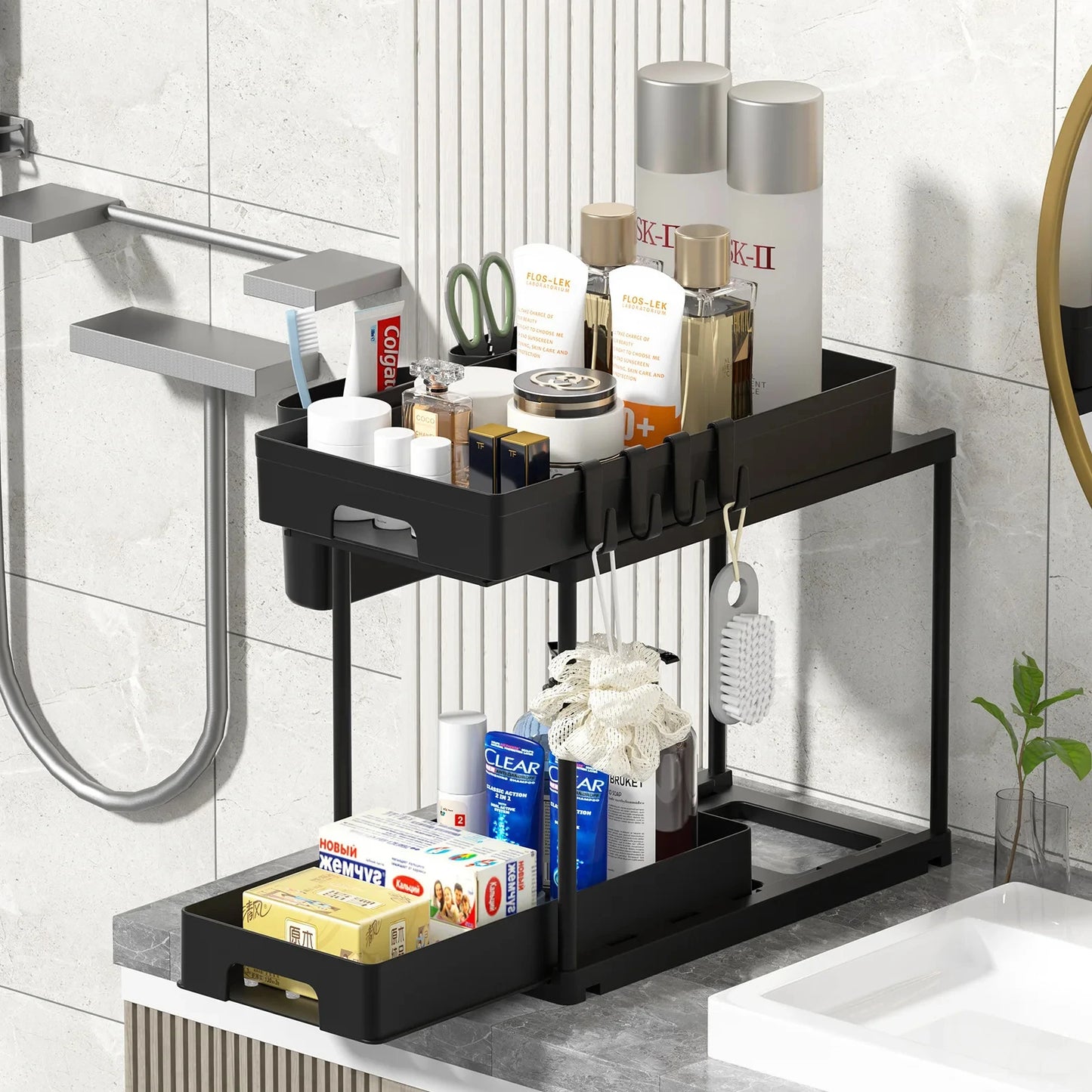 Expandable Under-Sink Organizer Set