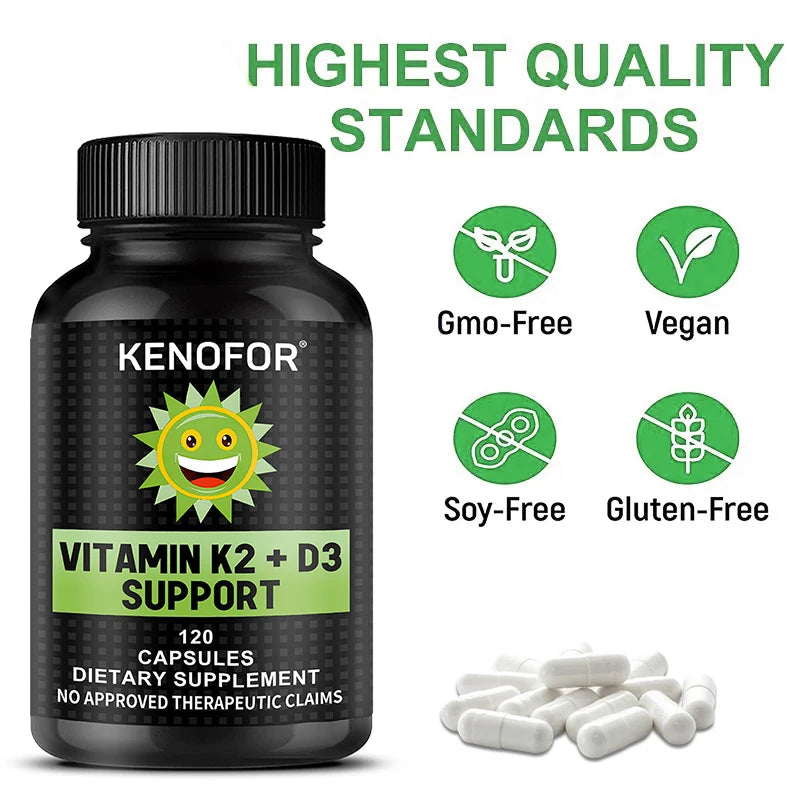 Bone and Heart Vitamin D3 K2