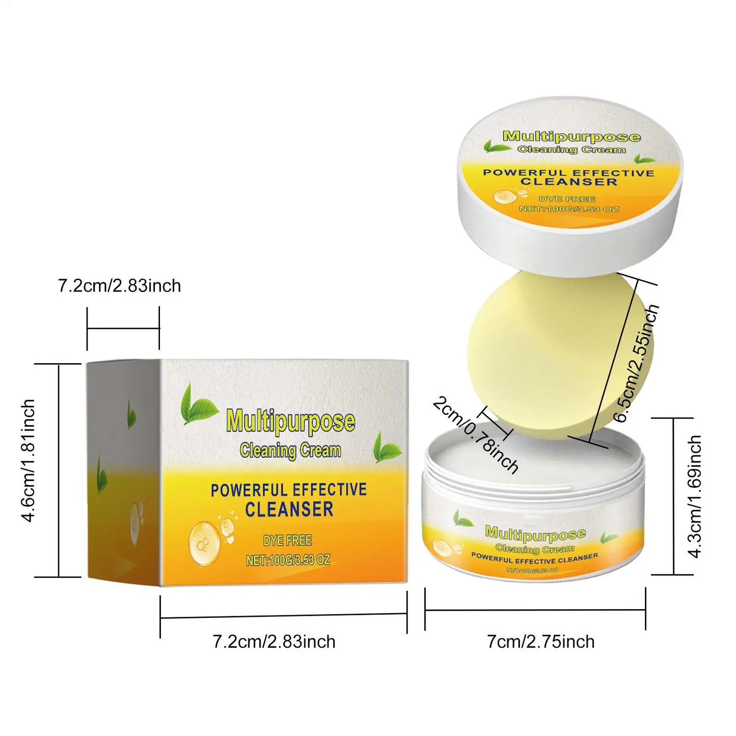 Multipurpose Kitchen Bathroom Cleaner Cream