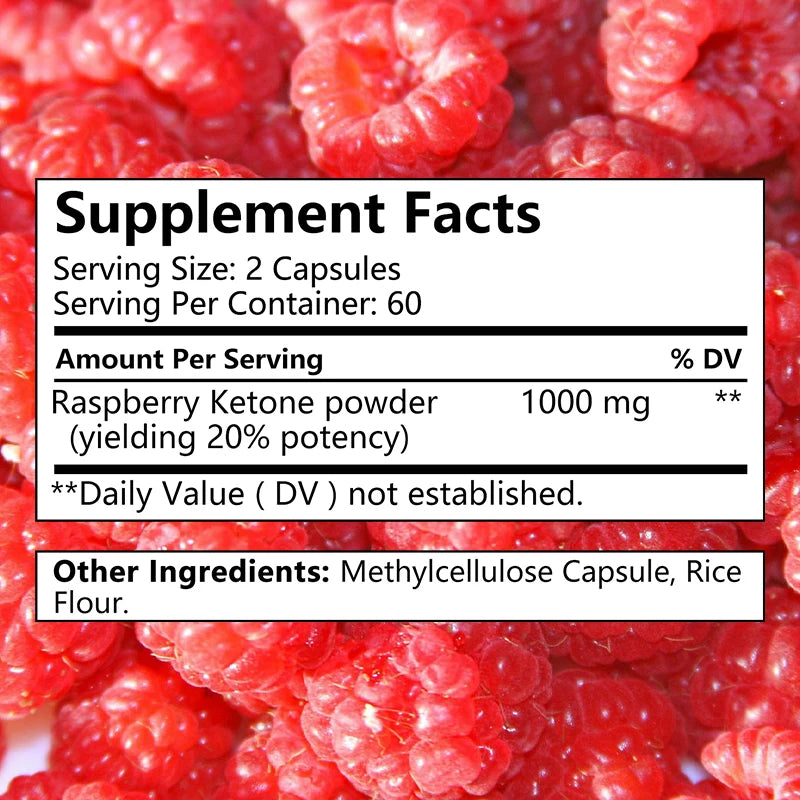 Natural Raspberry Ketones Weight Supplement