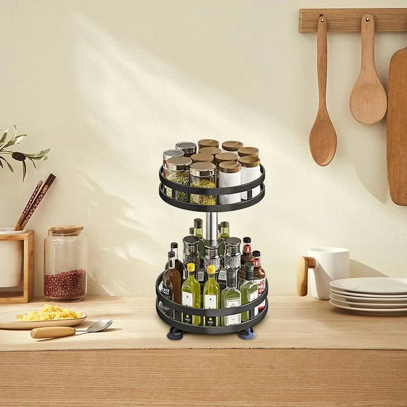 Rotating Pantry Spice Rack