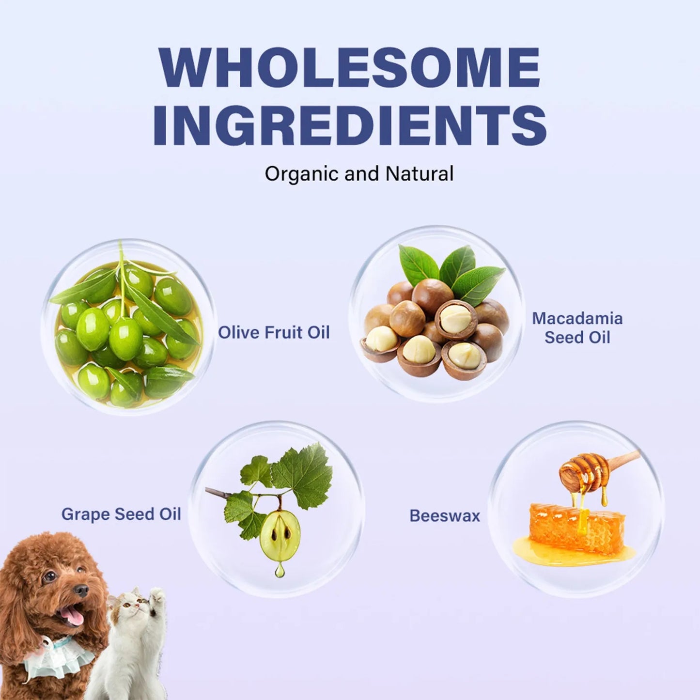 Pet Paw Moisturizing Cream Natural Formula