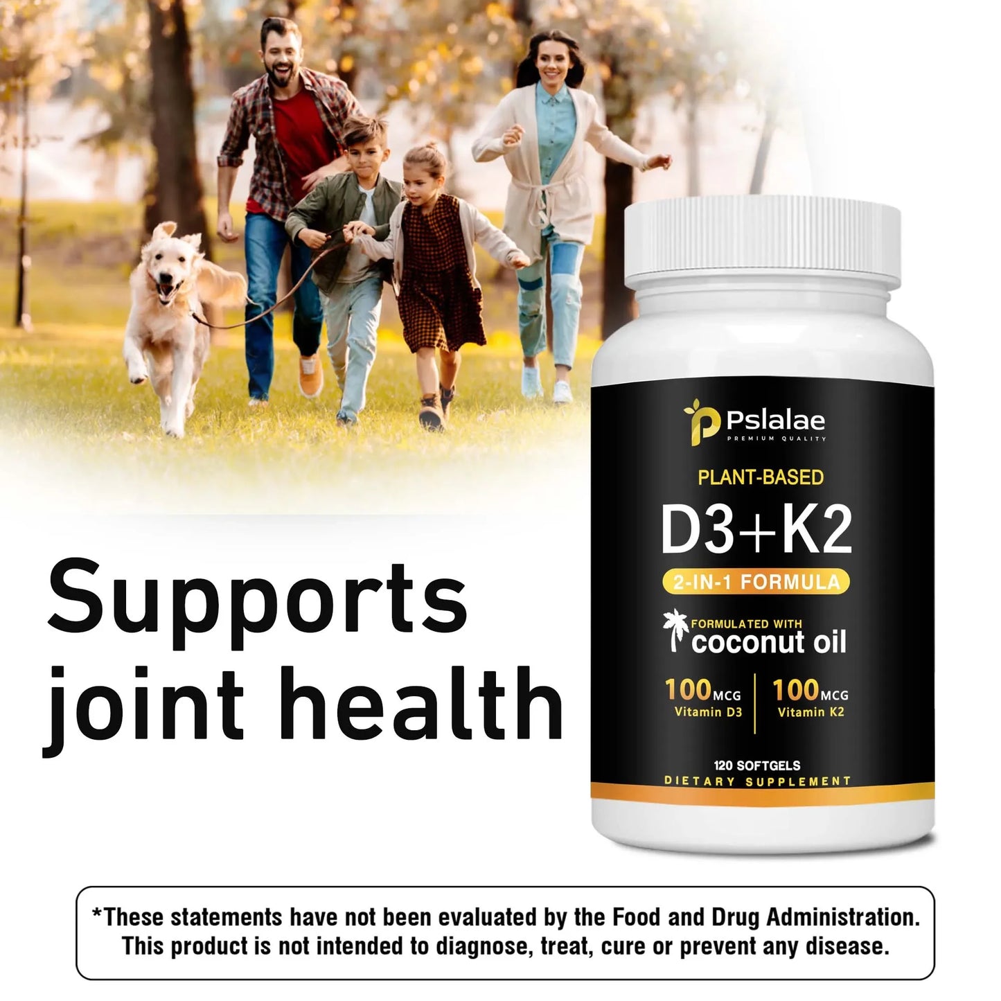 Bone Strength & Immune Health K2 + D3
