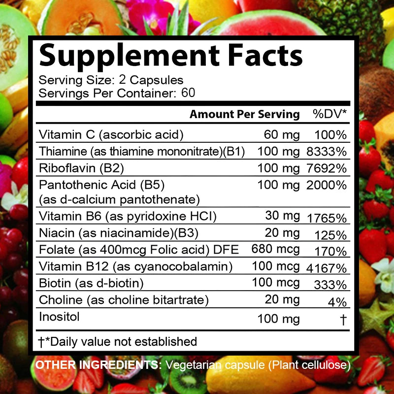 Vitamin C and B Complex Supplement