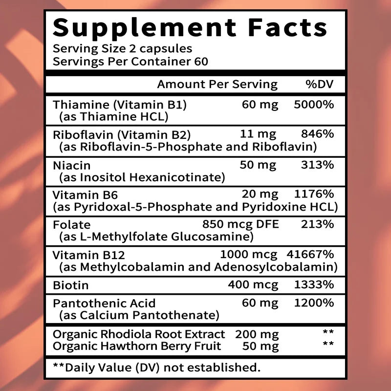 Adapto B Complex for Energy & Focus