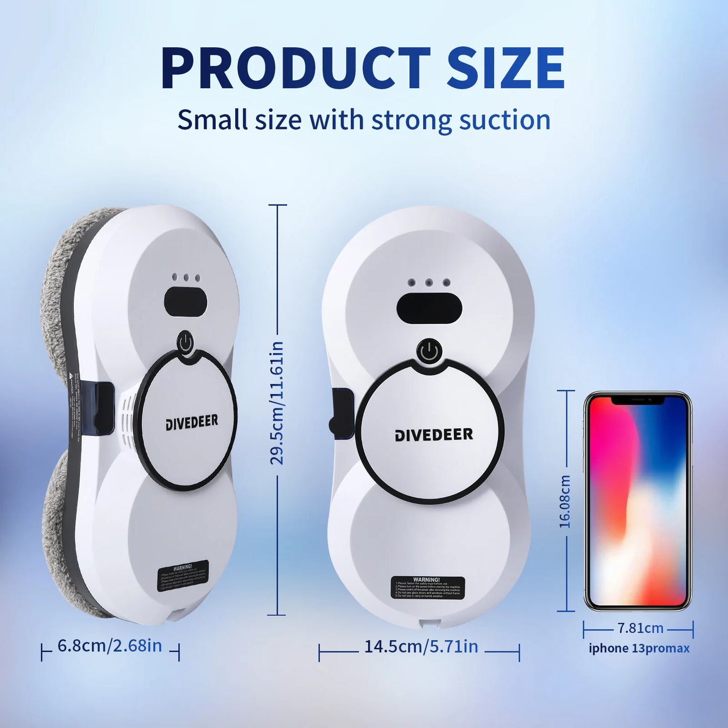 DIVEDEER Smart Window Cleaning Robot