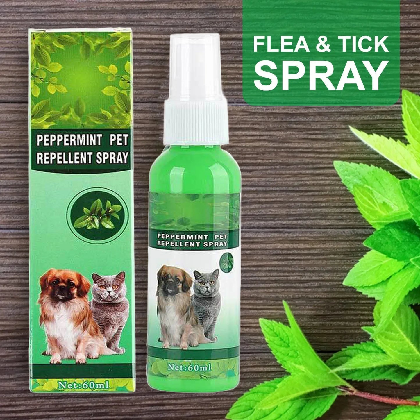 Pet Care Flea Spray with Natural Oils