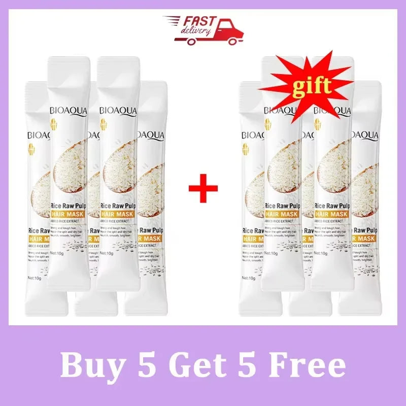 Natural Rice Keratin Hair Repair Mask