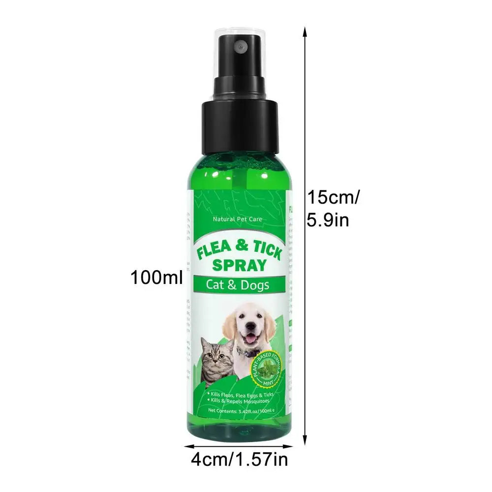 Natural Pet Flea Tick Spray