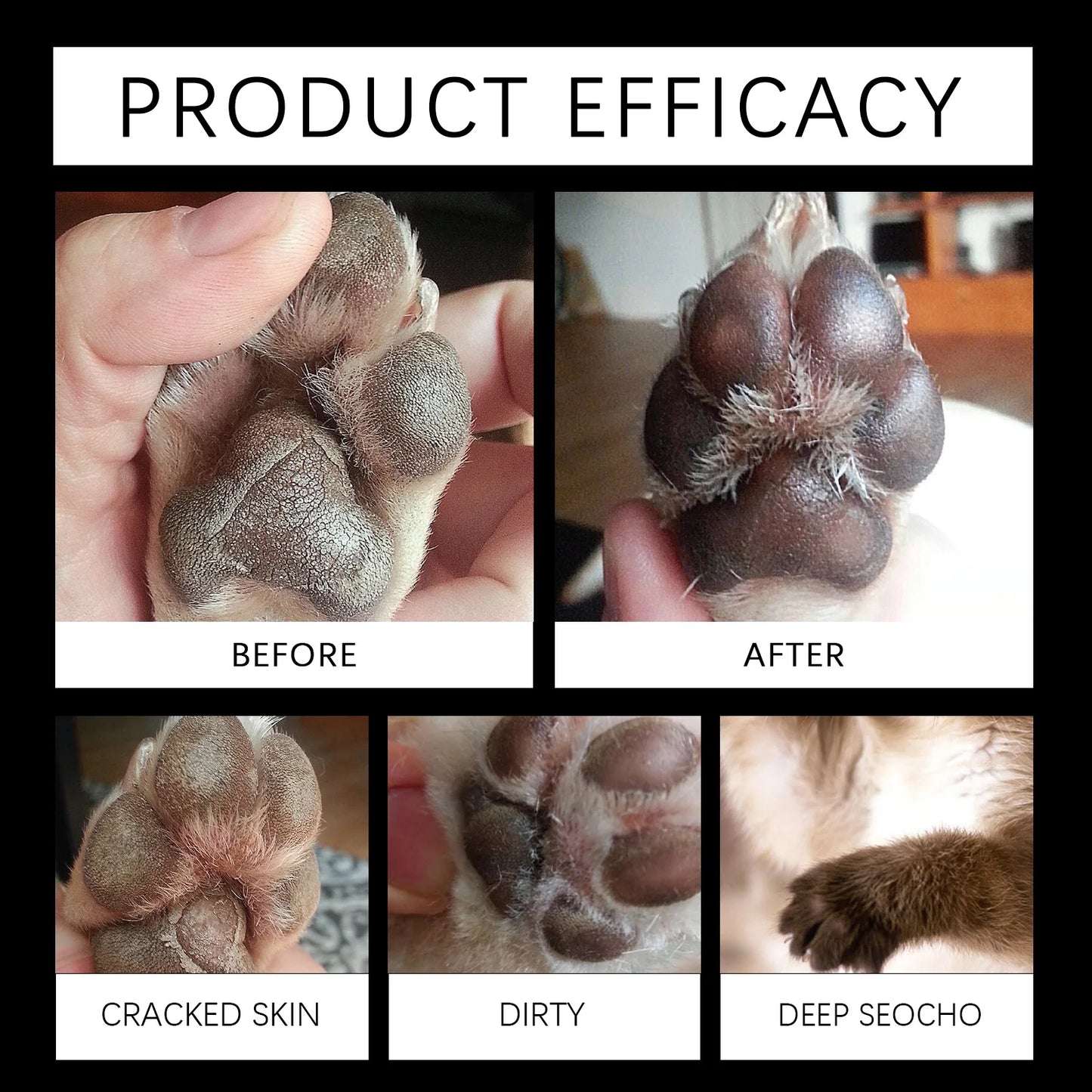 Moisturizing Pet Paw Balm Natural Formula