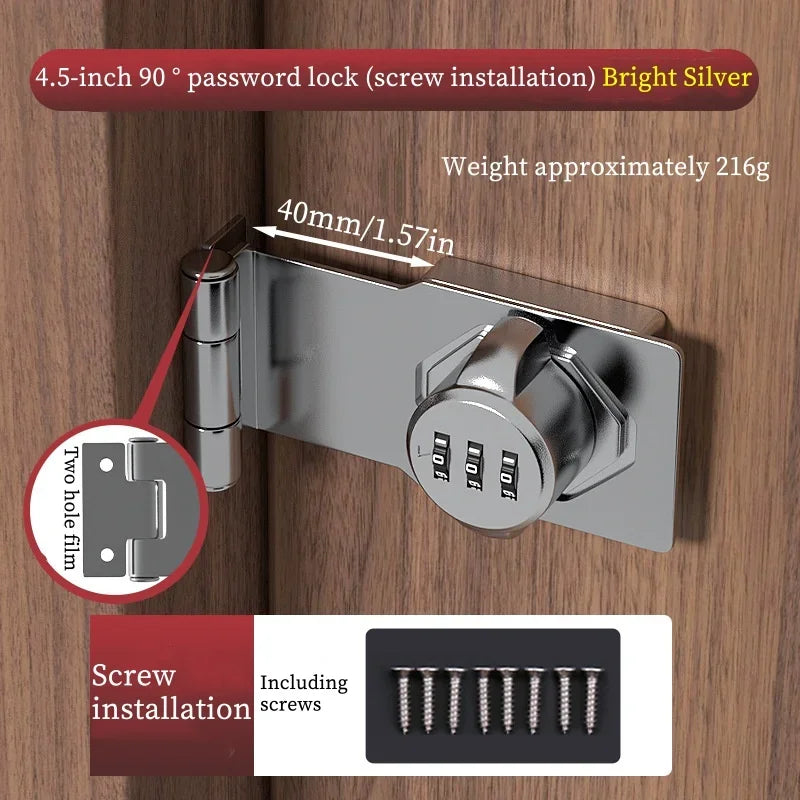 4.5-Inch Slide Bolt Lock
