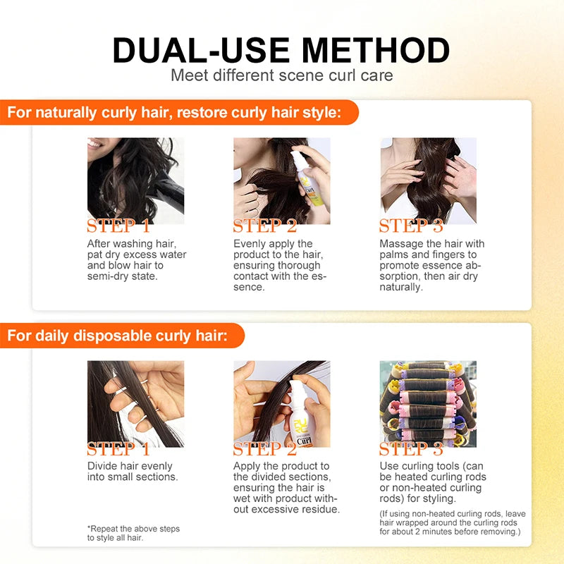 Natural Curly Hair Frizz Control Lotion