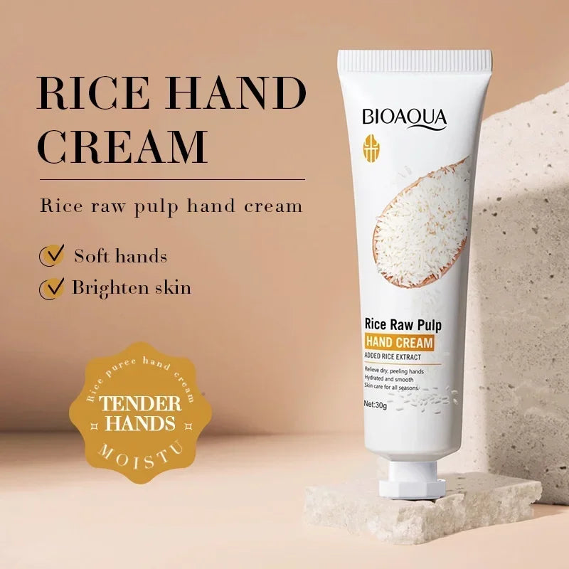 Rice Hand Cream Rejuvenating and Moisturizing