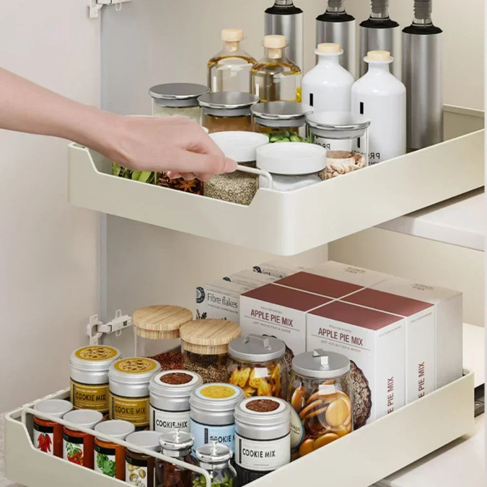 Slide Rail Kitchen Organizer