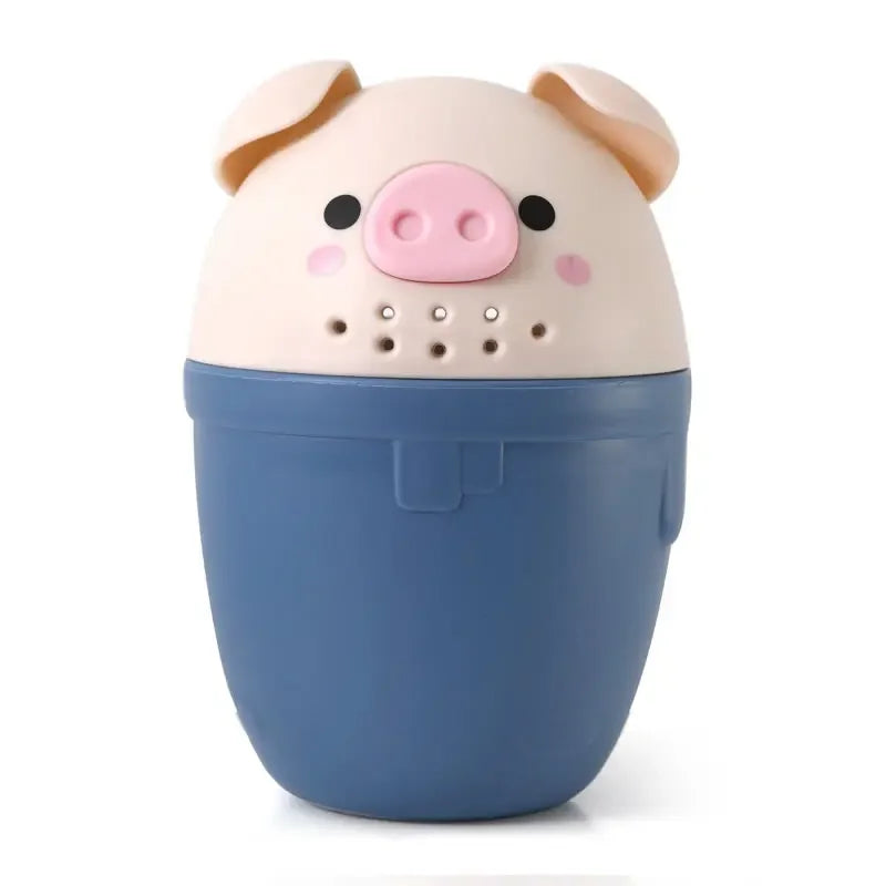 Cute Baby Piggy Shampoo Rinse Cup