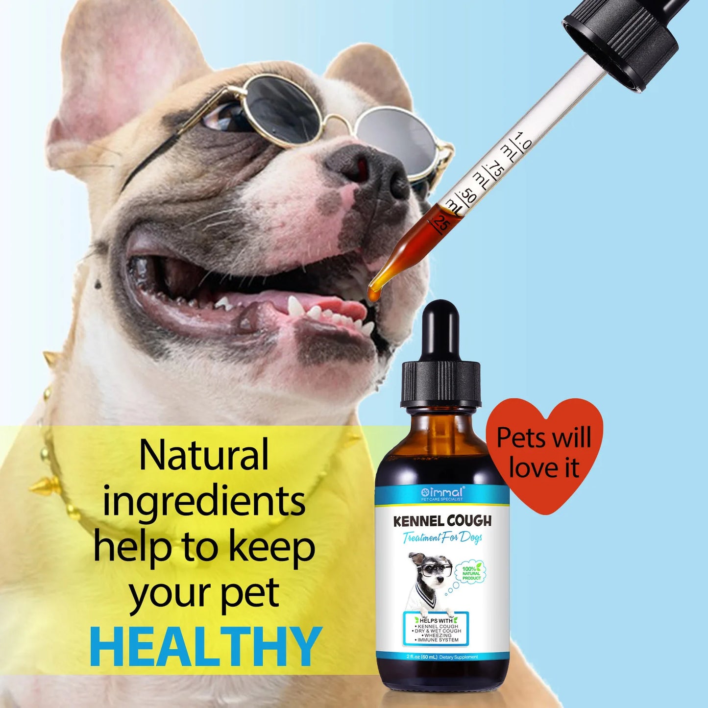 Natural Kennel Cough Relief Drops