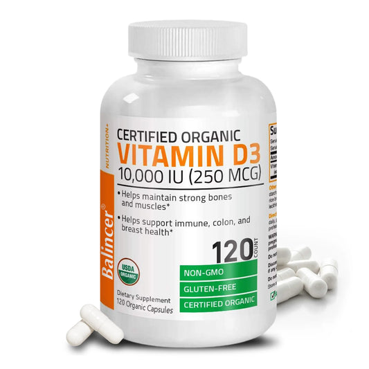 Vitamin D3 10,000 IU for Bone & Immune Health