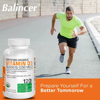 Vitamin D3 10,000 IU for Bone & Immune Health