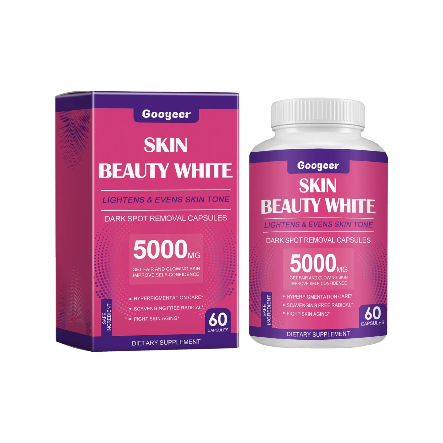 Googeer Vitamin C Capsules for Skin Glow
