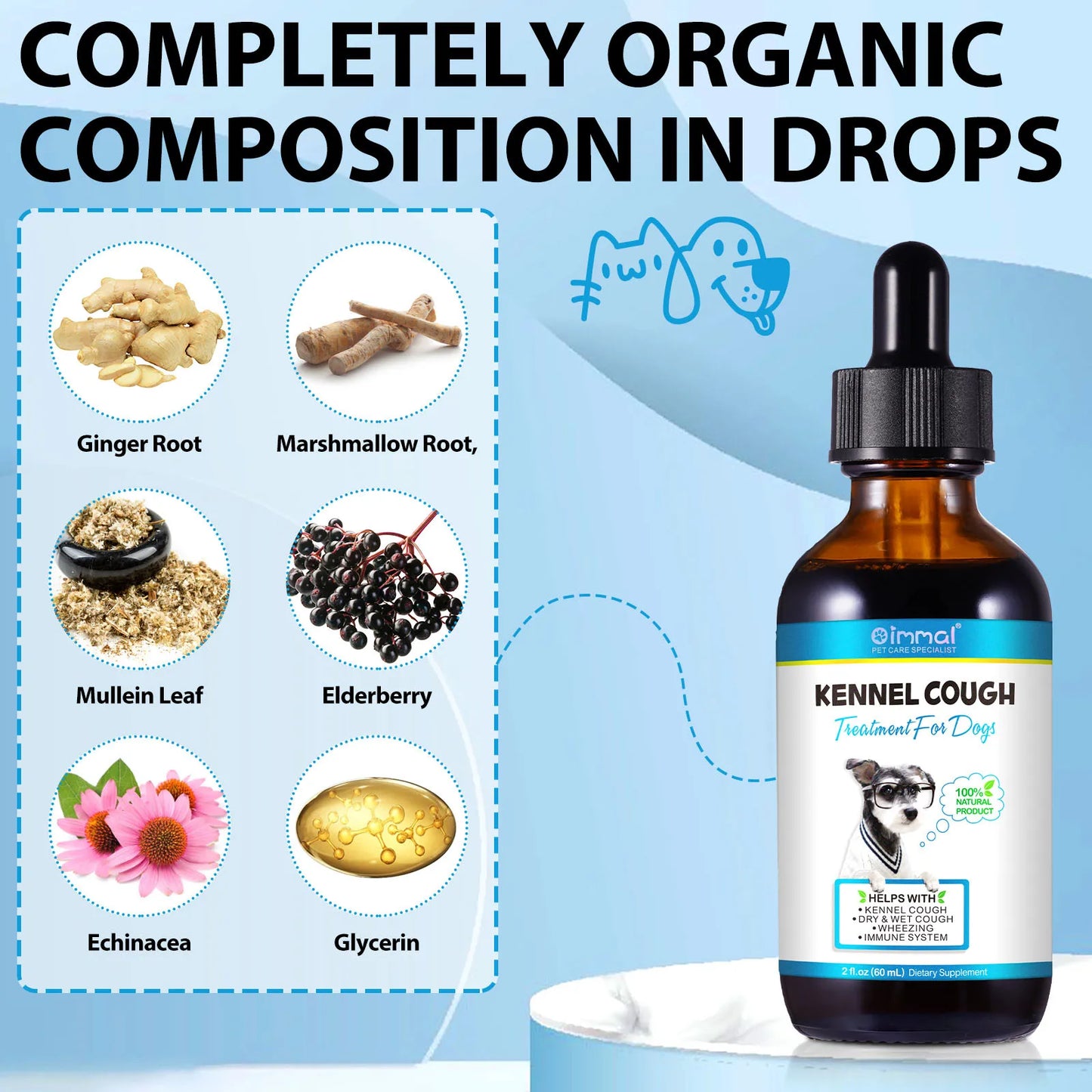 Natural Kennel Cough Relief Drops