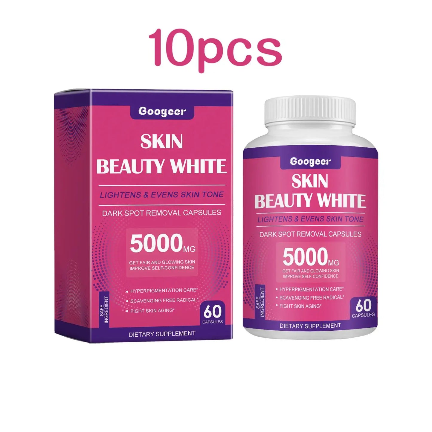 Googeer Vitamin C Capsules for Skin Glow