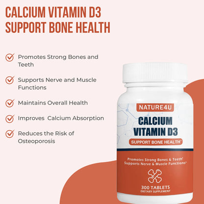 Calcium Vitamin D3 Bone Health Supplement