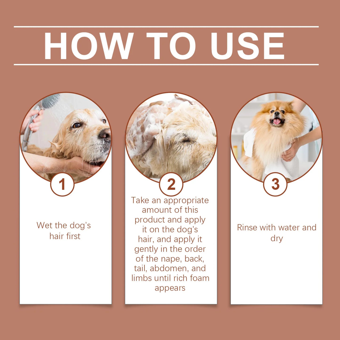 Natural Hypoallergenic Dog Care Shampoo