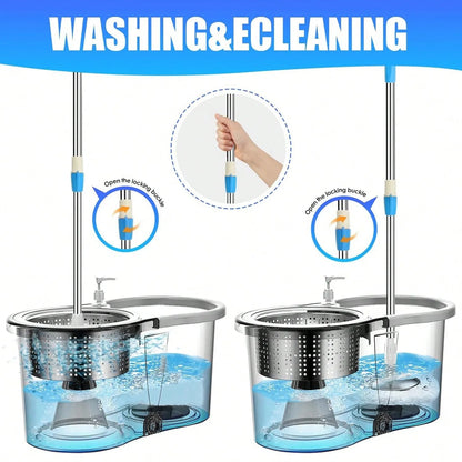 Spin Mop Bucket with Dispenser