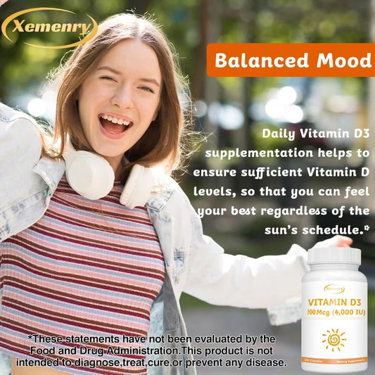 Vitamin D3 for Strong Bones & Teeth